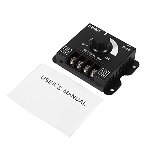 PWM 12 V-24 V 30A 360 W/720 W LED-Dimmerregler für Einfarbige, LED Schalter Dimmer Controller Manuelle Bedienung für Led streifen Licht Einfarbig Beleuchtung Lampe Band Licht von Fdit