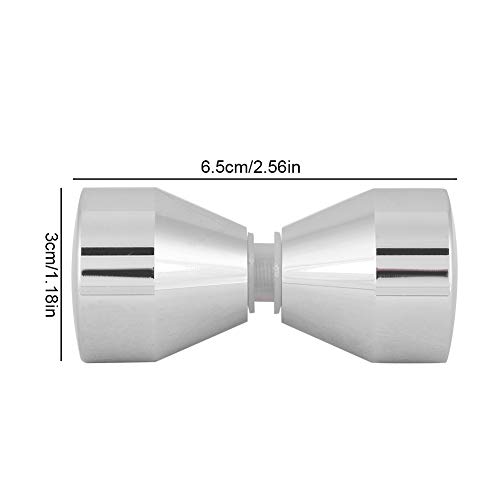 Fdit Elegante Aluminiumlegierungstür, Einfach zu Installieren, Ideal für Glasduschtüren Im Heimbad (Aluminiumlegierung *1) von Fdit