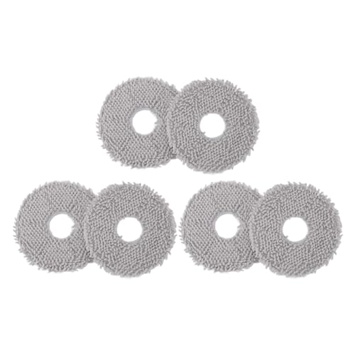 Fdit FDIT 6 Pack -Mop -Pads Ersatz für Minea V10 V12 W11 Roboter -Staubsauger - Waschmaschinenmikrofaser -Tücher von Fdit