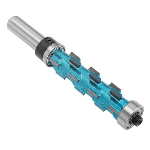 Fdit Flush Trim Router Bit, Carbid -Doppellager -Spiralbit für Holzkanten- und Vorlagenrouting, Professionelles Holzbearbeitungswerkzeug von Fdit
