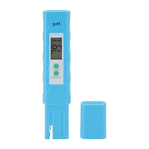 Fdit Hochpräzises Digitales PH-Tester-Stift-PH-Messgerät Im Taschenformat mit Temperatur für Haushaltsgetränke, Pool und Aquarium von Fdit