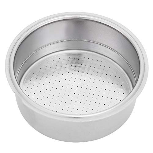 Fdit Kaffeemaschine Filterschale Doppelschicht Edelstahl Kaffeefilter Druckfilterkorb Kaffeemaschine Zubehör(2#) von Fdit