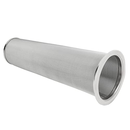 Fdit Kaltbrüh-Kaffeefilter, Edelstahlfilter, Kaffee-Tee-Ei mit Weißem Gummikreis, Kaffeebrüh-Ei, Kaffeesieb, Einmachglas, Netz-Kaffeefilter für Fruchtgetränke(2#) von Fdit