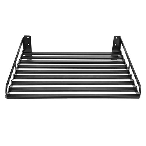 Fdit Küchenorganisator an der Wandmikrowellenofen Fester Ort des Aluminiumgebäudes Schwarzer Moderner Stil für Schlafküchen (60 * 40) von Fdit