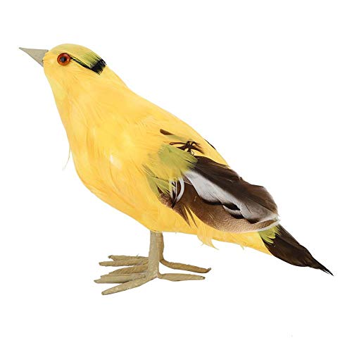 Fdit Künstliche Simulation Pirol Vogel Modell Gefiederte Tier Ornament für Handwerk Heim Ornamente Garten Hochzeitsdekoration MEHRWEG VERPAKUNG von Fdit
