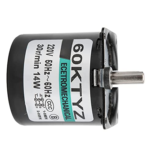 Fdit MICRO GEAR MOTOR WEAR WEAR-RESISTANT DAMPLEM MAGNET-MAGNET-Geschwindigkeitsreduzierung (30 U/Min AC220V) von Fdit
