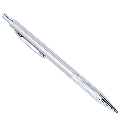 Fdit Metall/Glas Schreibstift - Gold/Silber - Stahlstahl Im Tunngsteno House und Cutt Work JM 094 Writber 1x Wibriberi (SILVER) von Fdit