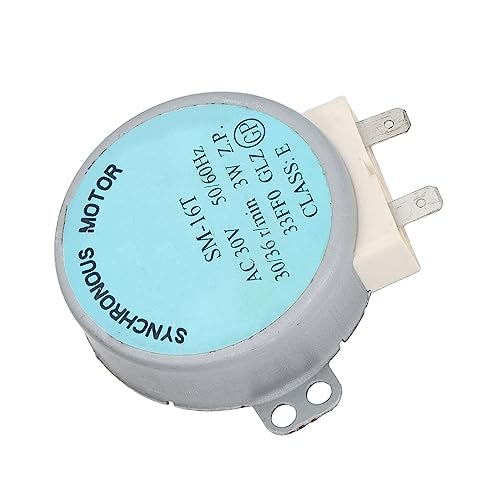 Fdit Mikrowellenherd-Synchronmotor, Generische Karussell-Mikrowellenherd-Drehtellermotor-Ersatzteile für Galanz AC30V (Flacher Motor) von Fdit