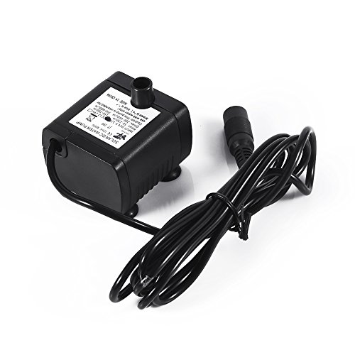 Fdit DC 12 V Solar Amphibien Mini Tauchpumpe Elektrische Wasserpumpe Ultra-leise Aquarium Pumpe Luft Wasser Pumpe für Aquarium von Fdit