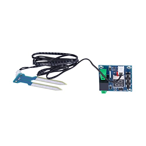 Fdit Modul des Bodenfeuchtigkeitsreglers mit Digitalem Display für die Automatische Bewässerungsregelung, Hoher Genauigkeit des Bodensensors für Topfpflanzen, DC12V von Fdit
