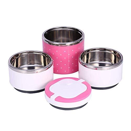 Fdit Picknick Lunch box Warmhaltebox Pot Brotdose Thermal Edelstahl mit Griff 1230 ml MEHRWEG VERPACKUNG socialme-eu von Fdit