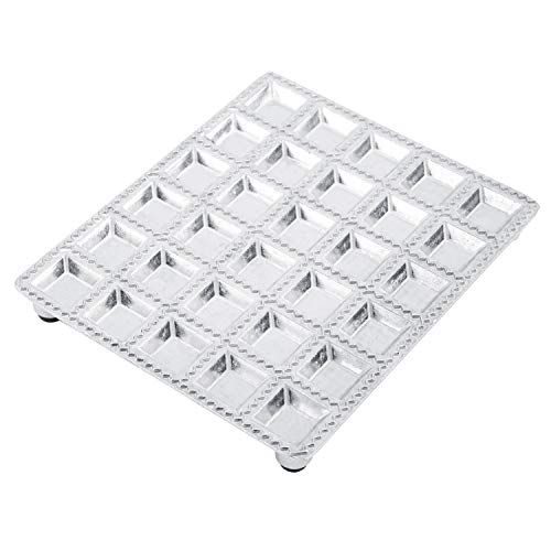 Ravioli-Form aus Aluminiumlegierung Knödel-Gebäck-Formenbauer Küchenhelfer Mini Squares Ravioli Maker MEHRWEG VERPACKUNG socialme-eu von Fdit