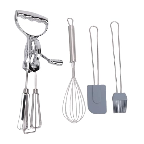 Fdit Rotierende Eierschläger, Manuelles Eierschläger mit Schneebesen Silikonbürste und Spatel Multifunktionales Werkzeug für Küchenkochen Mühelose Mischung Backpeitschencreme Fdit Rotierende Eierschläger, Manuelles Eierschläger mit Schneebesen Silikonbürste und Spatel Multifunktionales Werkzeug für Küchenkochen Mühelose Mischung Backpeitschencreme von Fdit