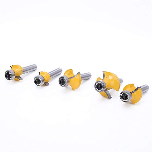 Fdit Round Corner Router der Arbeit des Houtbit YG8 Cutter Head Head Carpenter Tool 5 STCS / SET Fdit Round Corner Router der Arbeit des Houtbit YG8 Cutter Head Head Carpenter Tool 5 STCS / SET von Fdit