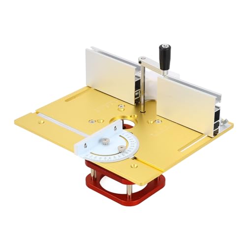 Fdit Router Lift Basis Kit, Holzbearbeitung Einsatz Flip Board Lift System Kit Router Hebebasis mit Oberer Teller Zum Trimmen von Gravurschläfenmaschinen von Fdit