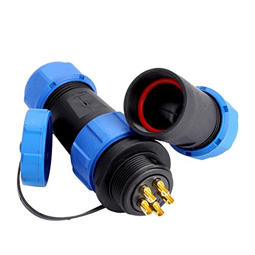 Fdit SP21 IP68 2/3/4/5/7/9/12-polige Buchse für Aviation-Steckdose Kabel Steckverbinder Plasti Aviation Stecker IP68 Draht-zu-Draht-Installation 110-380V MEHRWEG VERPACKUNG socialme-eu(5pin) von Fdit
