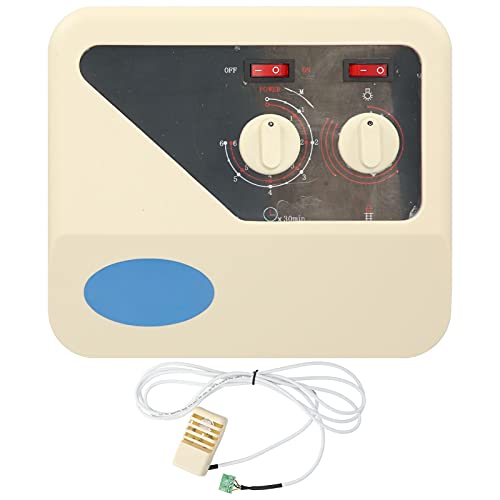 Fdit Saunaofen Externer Controller mit Temperaturfühlerkabel für 3-9KW Saunaofen 220V Saunen Zubehör von Fdit