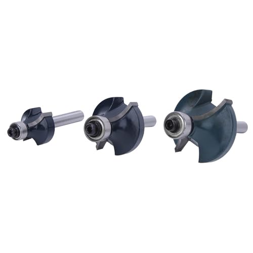 Fdit Scharfe Schneidescheibe -Ecke um Router Bit 1/4 Zoll Schaft Zum Abkammern und Formteilen 3PCs Fdit Scharfe Schneidescheibe -Ecke um Router Bit 1/4 Zoll Schaft Zum Abkammern und Formteilen 3PCs von Fdit