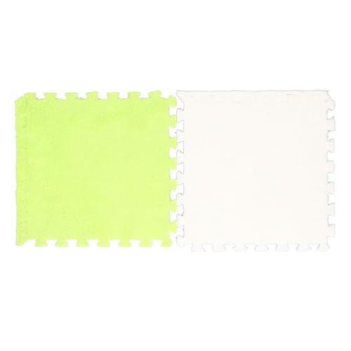 Fdit Schaumfliesenbereich Teppich Weiche Plus (Fluoreszierendes grünes Weiß) von Fdit