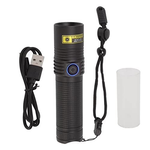 Fdit Schwarzlicht-LED-Handtaschenlampe aus Aluminiumlegierung 26650 Lithium-Handlampe mit 365 Nm -Taschenlampe Zur Erkennung von Gasleckagen Im Urin von Haustieren Fdit Schwarzlicht-LED-Handtaschenlampe aus Aluminiumlegierung 26650 Lithium-Handlampe mit 365 Nm -Taschenlampe Zur Erkennung von Gasleckagen Im Urin von Haustieren von Fdit