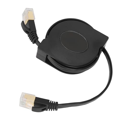 Fdit Tragbares Einziehbares CAT 7 -Netzwerkkabel Leistungsstarke Funktion für Desktop -Computer, Modem 1.5M Kupfer Ethernet Kabel von Fdit