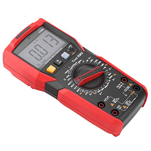 Fdit UT89X/UT89XD NVC -Messungen Digitaler Multimeter, Realer RMS -Spannung und Stromerkennung für Elektriker und Automobiltechniker, Rot und Grau (UT89X) von Fdit