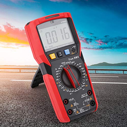 Fdit UT89X/UT89XD NVC -Messungen Digitaler Multimeter, Realer RMS -Spannung und Stromerkennung für Elektriker und Automobiltechniker, Rot und Grau (UT89XD) von Fdit