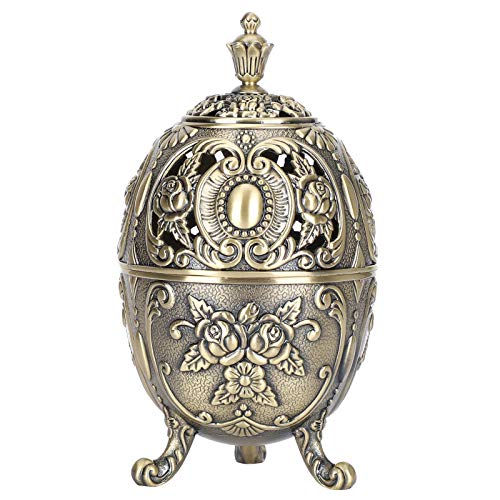 Fdit Vintage Weihrauchbrenner Halter Weihrauchbrenner Legierung Weihrauchhalter Handmade Censer Bowl Home Decoration Ornament Dekor Geschenk von Fdit