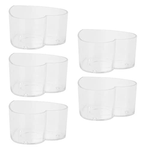 Fdit Wachsschmelzform Einzigartiges Design DIY Kerzenform, Hochwertiger Kunststoffbehälter, Praktische und Bequeme Kerzenzubehör, das für Hausgemachte Kerzen Geeignet Ist (Plastische Herzform) von Fdit