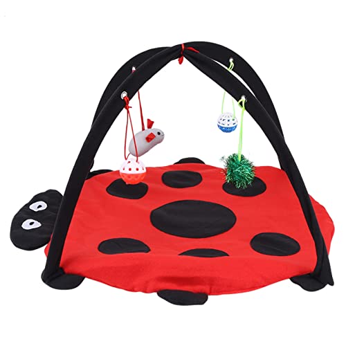 Fdit Weiches Material Cat Play Matte Zelt Faltbares Multifunktionstierbett mit Hängenden Spielzeugbällen Perfektes für Katzenliebhaber Fdit Weiches Material Cat Play Matte Zelt Faltbares Multifunktionstierbett mit Hängenden Spielzeugbällen Perfektes für Katzenliebhaber von Fdit