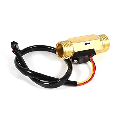 G1/2 "Außengewinde Hall-Effekt Flüssigwasser-Durchflusssensor Schalter Kupfer-Durchflussmesser 1-30L/min von Fdit