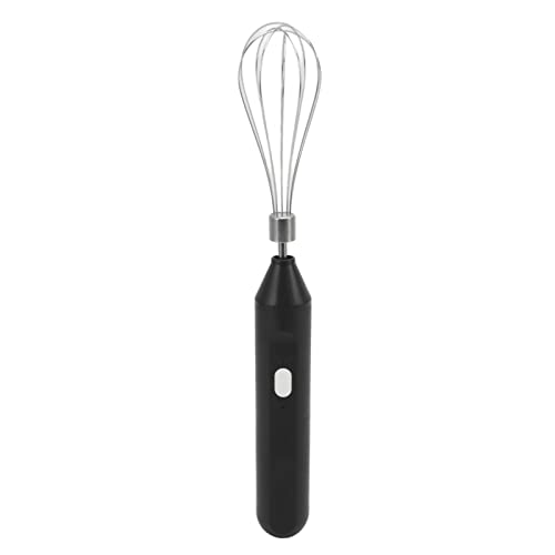 Handheld USB Lade Elektrische Schneebesen Tragbare Edelstahl Milchaufschäumer Küche Bar Liefert (Schwarz) von Fdit