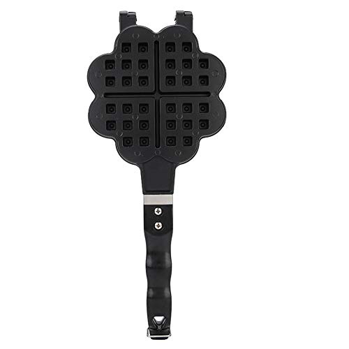 Herzförmige DIY Waffeleisen Waffelkuchenform ancake Grillplatte Flip Cooker Pfannkuchenmacher Backblech Haushaltsbackzubehör von Fdit