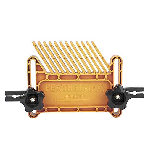 Holzbearbeitungs-Federbrett, Quadratisches Elektrowerkzeug-Zubehör mit Einzigartiger Fasennut (Quadratisches Federbrett Typ B Gelb) von Fdit