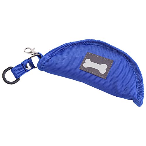 Hundeschüssel Pet Food Water Bowl Collapsible Hundeschüssel Waterproof Dog Bowls Pet im Freien tragbare Faltbare wasserdichte Schüssel(Blau) von Fdit