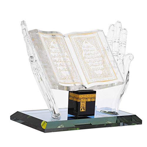 Islamisches Modell, glänzendes muslimisches Kristall-Ornament, Klassische Farbe plattierte Oberfläche Geschenk für Freunde Home Office Schreibtisch Familie von Fdit