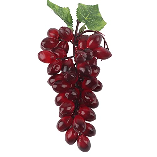 Künstliche Trauben Frosted Grape Fake Dekorative Früchte Tischdekoration Früchte Hängende Dekoration für Home Office Desktop Ornmanet von Fdit