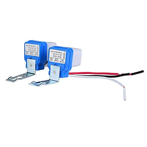 Lichtsteuerung Sensor Auto On/Off Automatikschalter Straßenlaterne Schalter Fotoschalter Autobahnen Parks Beleuchtung AC 12 V / 24 V / 110 V / 220 V 10A MEHRWEG VERPACKUNG socialme-eu(24V) von Fdit