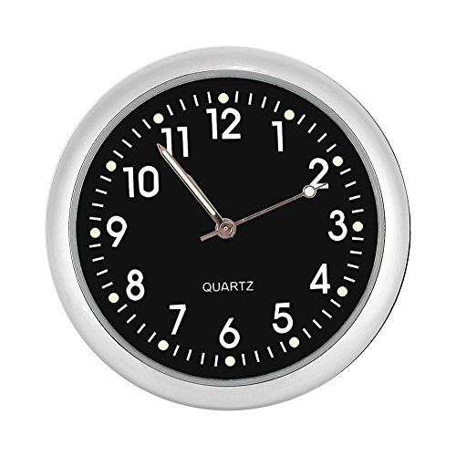 Mini Uhr Analogauto, Auto Armaturenbrett Uhr Klassische kleine Runde Tabelle Onboard Quarzuhr mit belichtetem Licht Mini Nachtleuchtende Uhr Uhren für Selbstdekoration Mini Uhr Analogauto, Auto Armaturenbrett Uhr Klassische kleine Runde Tabelle Onboard Quarzuhr mit belichtetem Licht Mini Nachtleuchtende Uhr Uhren für Selbstdekoration von Fdit