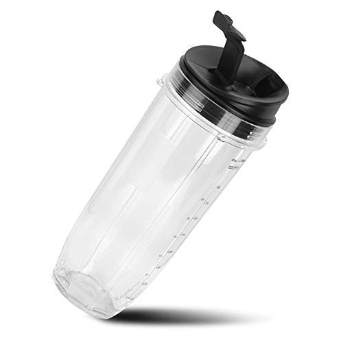 NINJA 18oz, 24oz, 32oz Ersatzteile, Ersatzbecher + Deckelteilset für NINJA 900W 1000W Mixer MEHRWEG VERPACKUNG(1#) von Fdit