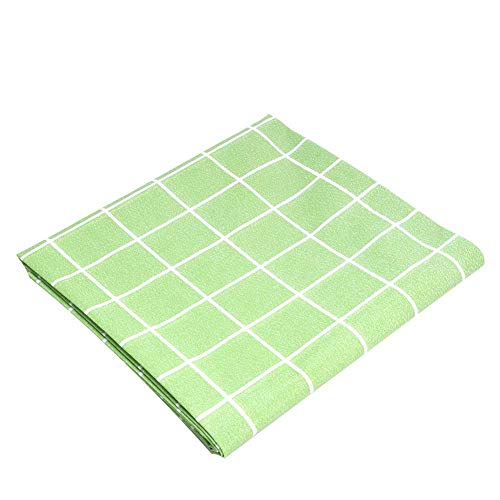 Plastiktischdecke, 100% wasserdichte PVC-Tischdecken, ölbeständige, auslaufsichere, abwischbare Tischdecke für den Küchentee-Tisch MEHRWEG VERPAKUNG(Grün) von Fdit
