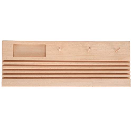 Fdit Quilting Linealhalter aus Holz DIY Spulen Rack Storage Organizer Nähwerkzeug zum Stricken und Basteln DIY Nähen von Fdit
