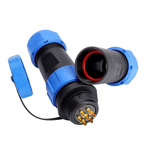 SP21 IP68 2/3/4/5/7/9/12-polige Buchse für Aviation-Steckdose Kabel Steckverbinder Plasti Aviation Stecker IP68 Draht-zu-Draht-Installation 110-380V MEHRWEG VERPACKUNG socialme-eu(7pin) von Fdit