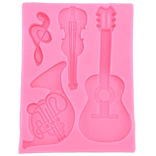 Süße Silikonform, Nicht Klebrig und Leicht Abzuschälen Kuchendekorationsform Schokoladenfondant Lebensmittelqualität Silikon Gitarrenform Silikonform für Haus und Küche Süße Silikonform, Nicht Klebrig und Leicht Abzuschälen Kuchendekorationsform Schokoladenfondant Lebensmittelqualität Silikon Gitarrenform Silikonform für Haus und Küche von Fdit