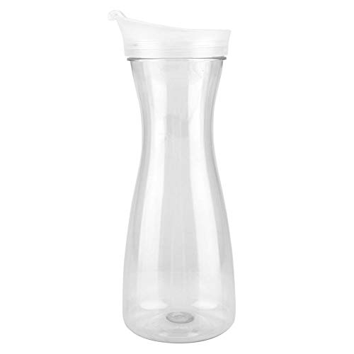 Transparente Acryl-Saftflasche, Wasserkrug, Eis, kalt, Saft, Krug mit Deckel für Bar zu Hause (600 ml) von Fdit