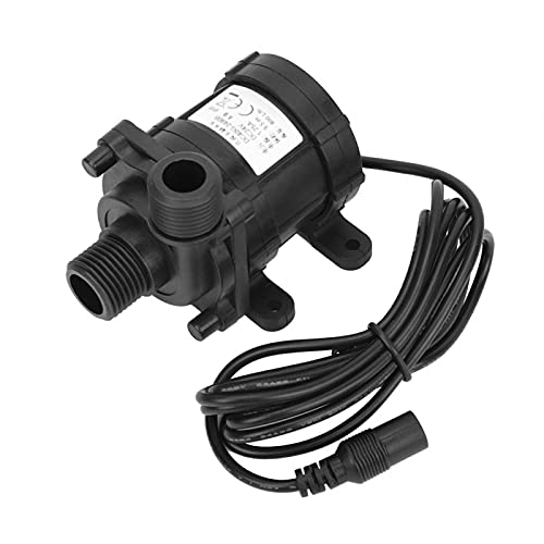 Ultra Quiet Brushless Mini Wasser-Tauchpumpe DC 24V 800L / H Springbrunnenpumpe mit 5 Fuß Netzkabel für Aquarium, Teich, Aquarium, Statuen, Hydroponik von Fdit