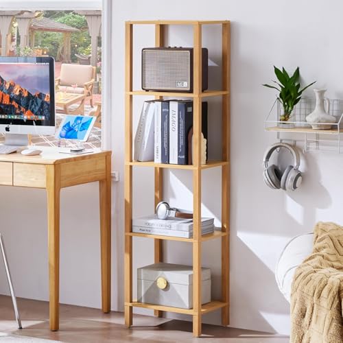 Fdouyo Badezimmer Regal Bambus 5 Ablagen Wohnzimmerregal 140x33cm Bad Küche Kinderzimmer Wohnzimmer Bücherregal Eckregal Mehrzweckregal Fdouyo Badezimmer Regal Bambus 5 Ablagen Wohnzimmerregal 140x33cm Bad Küche Kinderzimmer Wohnzimmer Bücherregal Eckregal Mehrzweckregal von Fdouyo