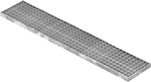 Fenau - Garagen-Gitterrost 240 x 1240 x 30 mm, MW: 30/30 mm, verzinkt, Rost für Zarge: 250 x 1250 x 33 mm, Bau-Normrost für Lichtschacht von Fenau