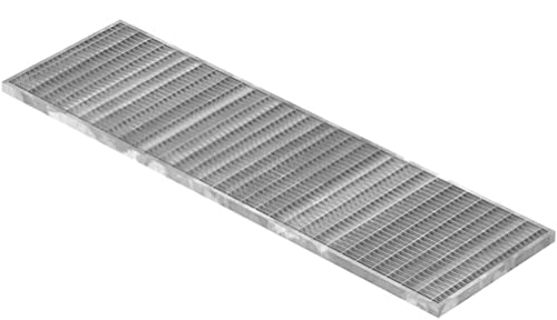 Fenau - Garagen-Gitterrost 240 x 990 x 30 mm, MW: 30/10 mm, verzinkt, Rost für Zarge: 250 x 1000 x 33 mm, Bau-Normrost für Lichtschacht von Fenau