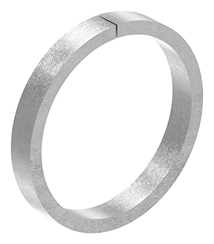 Fenau | Ring | Material: 16x8 mm | Außen-Ø 120 mm | Stahl S235JR, roh| Zaunelemente/Elemente für Treppengeländer aus Schmiedeeisen/Stahl - Fenstergitter von Fenau
